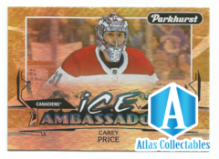 2018-19 Upper Deck Parkhurst Ice Ambassadors Carey Price #IA-10